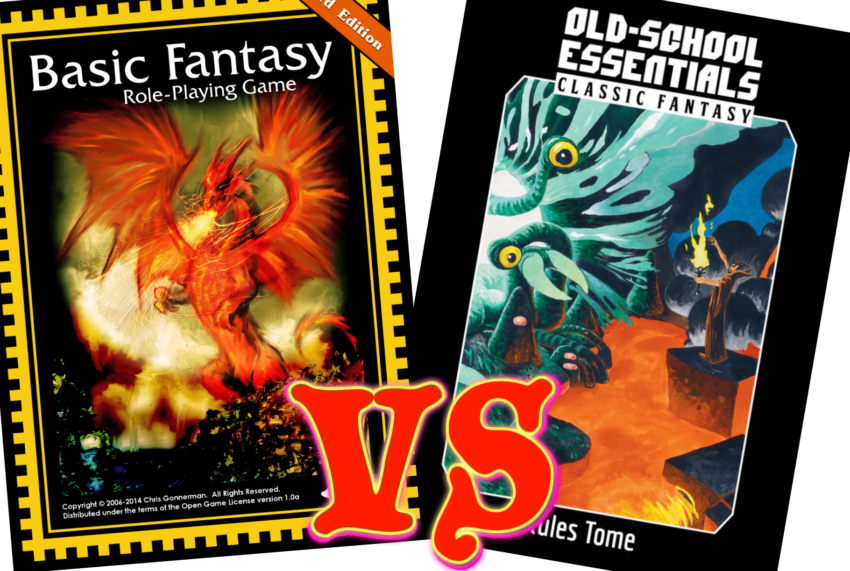 Basic Fantasy Vs Old School Essentials